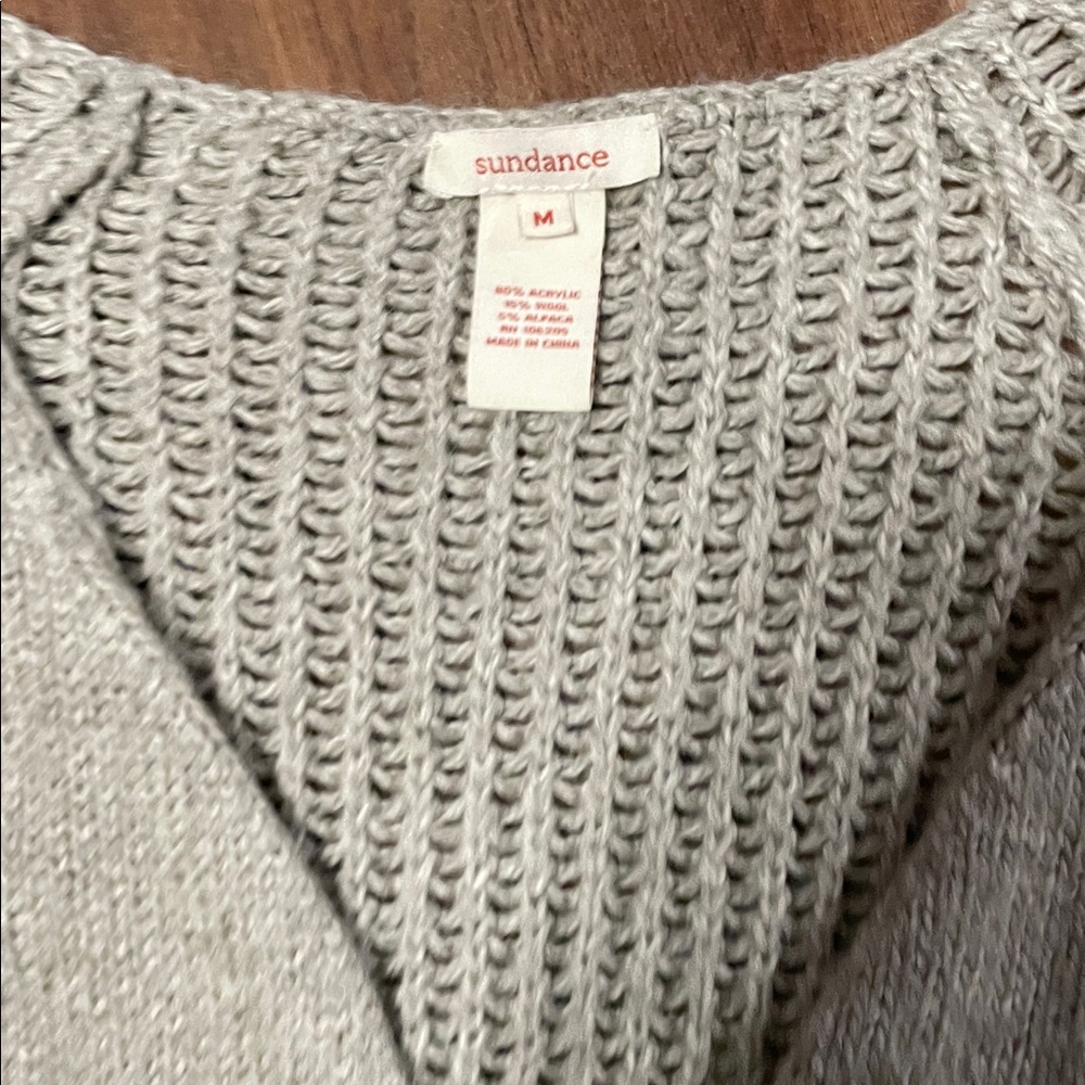 Sundance Alpaca and wool blend cardigan - Picture 5 of 6